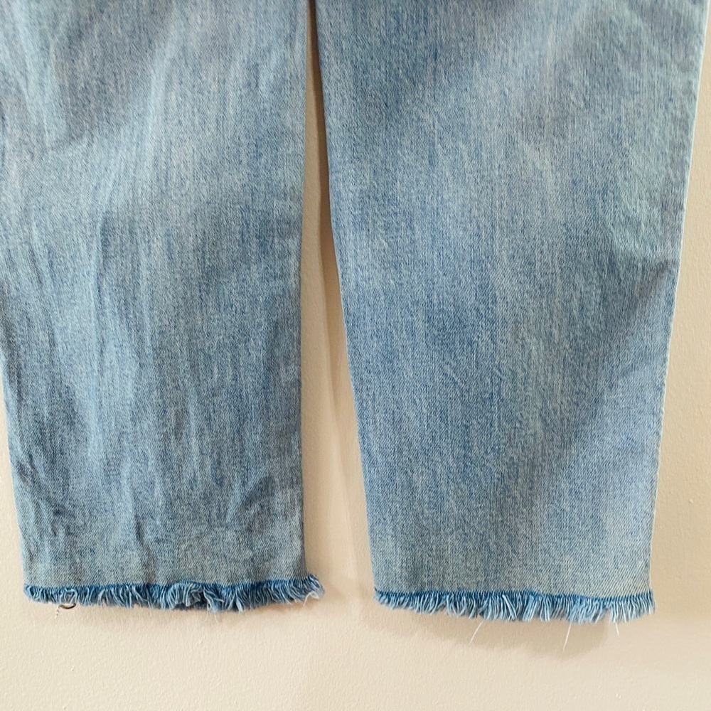 PISTOLA Charlie Straight Leg Zip Jean in “Utopia” w/ Frayed Raw Hems, Size 26 - Picture 10 of 10
